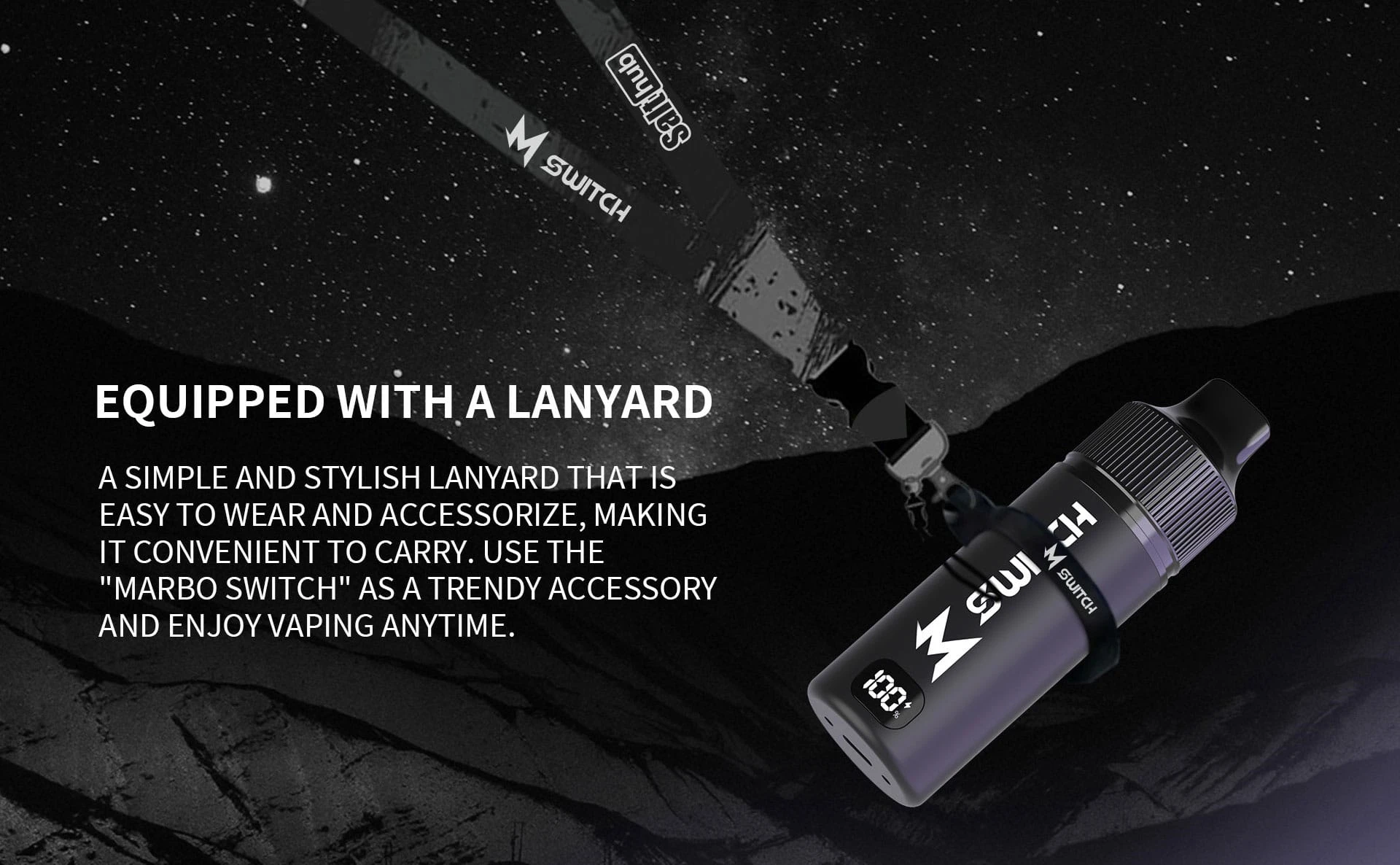 M Switch Kit equiped with a lanyard